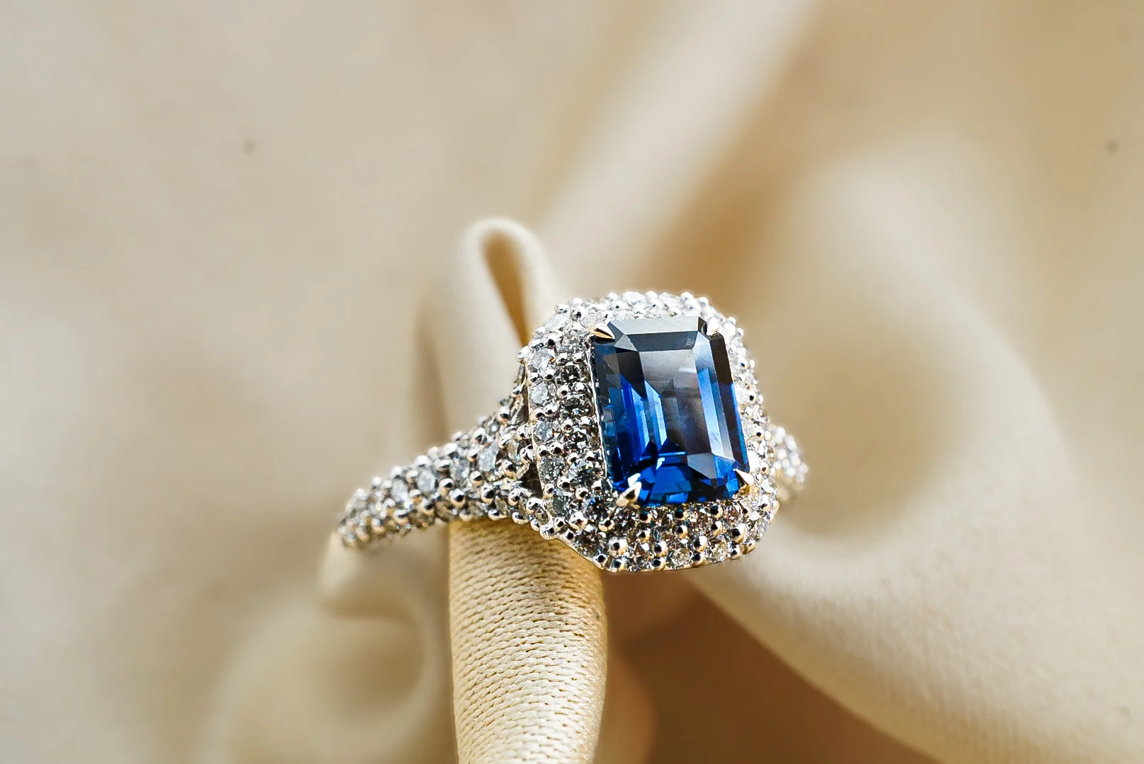 Ethereal Azure Brilliance Ring