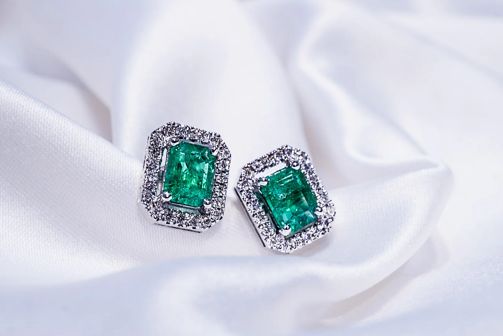 Enchanting Emerald Earrings