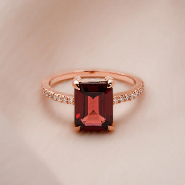 Garnet Brilliance Ring