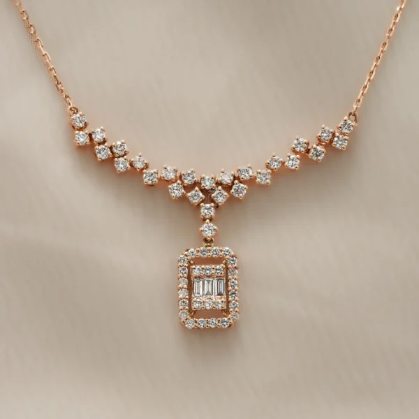 Rose Radiance Diamond Dangler