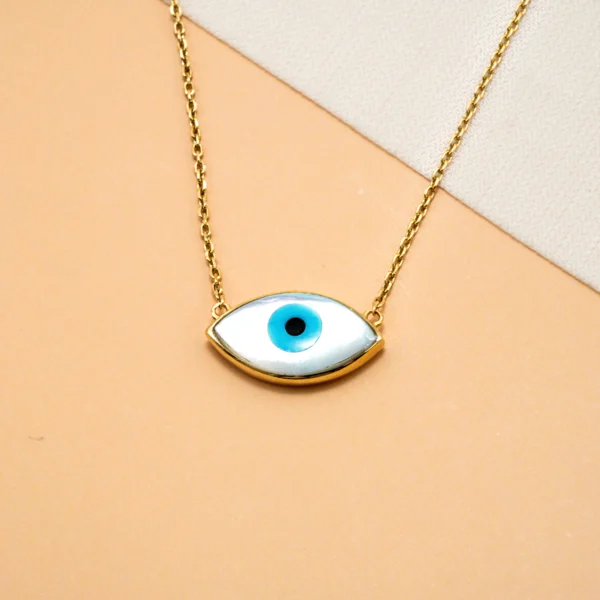 Golden Guardian Evil Eye Necklace