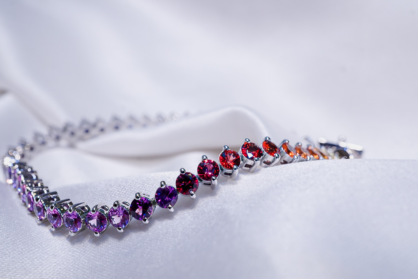 Elegance Sapphire Symphony Bracelet