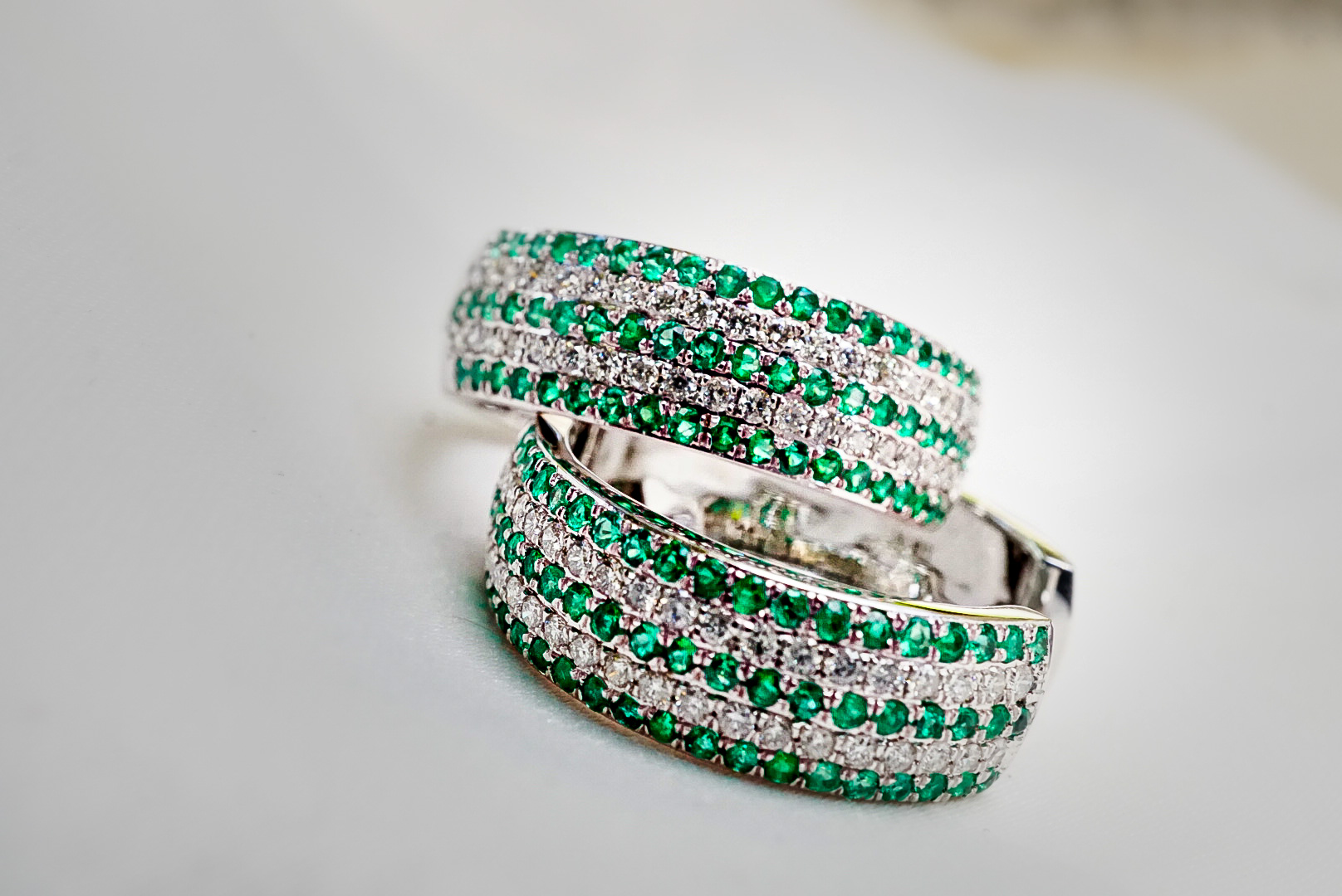 Verdant Enigma Emerald Earrings
